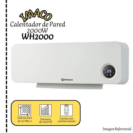Calentador de Pared Imaco Con Control WH2000