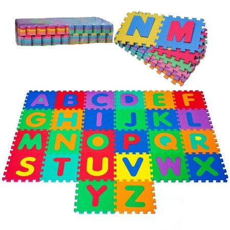 Pisos Alfombra de Goma Eva Antigolpes Para Niños y Bebés 26 Pzas