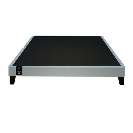 Base De Cama Europea Carintia King Americano 1.98 x 2.03-Gris Claro