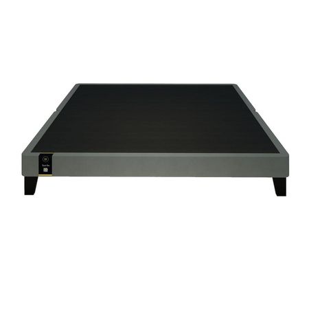 Base De Cama Europea Carintia King Americano 1.98 x 2.03 - Gris Oscuro