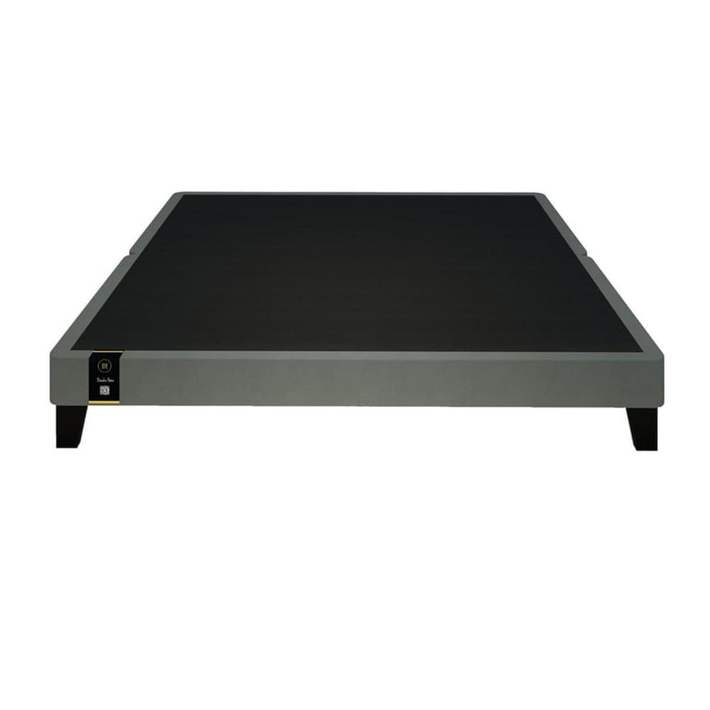 Base De Cama Europea Carintia King Americano 1.98 x 2.03 - Gris Oscuro