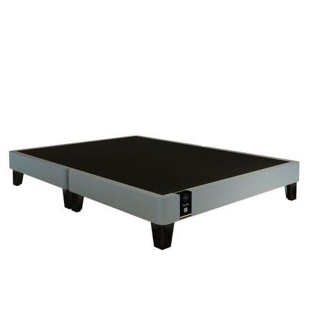 Base De Cama Europea Carintia Queen Europea 1.60 x 2.00 - Gris Claro