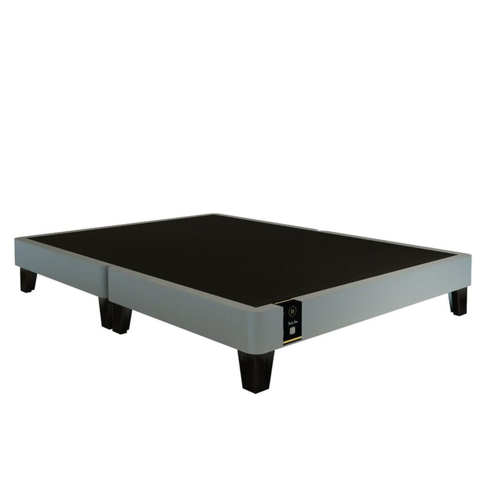 Base De Cama Europea Carintia Queen Europea 1.60 x 2.00 - Gris Claro