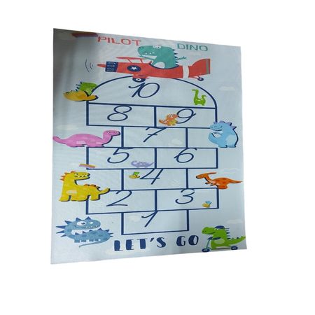 Alfombra Tapete Didáctico para Niños Base Anti Deslizante Animales