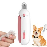 Cortauñas Ajustable con Lima para Gatos y Perros Cachorros, Pet Gravity, Rosa