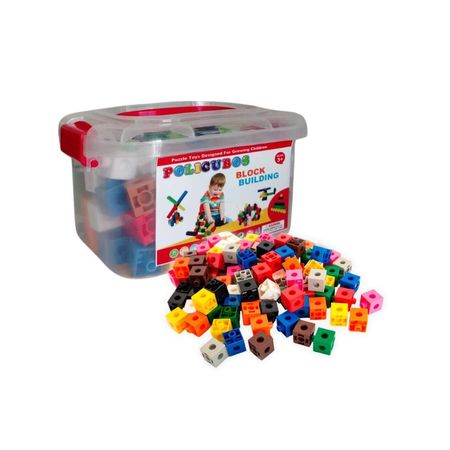 Set de Construcción Policubos 118pzs Coloridos