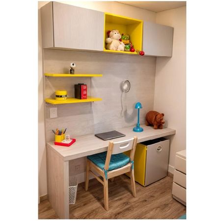 Escritorio con Repisa aérea Eita - Blanco