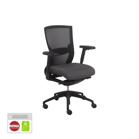 Silla de Oficina Ergonómica Nihmo 6 Negro