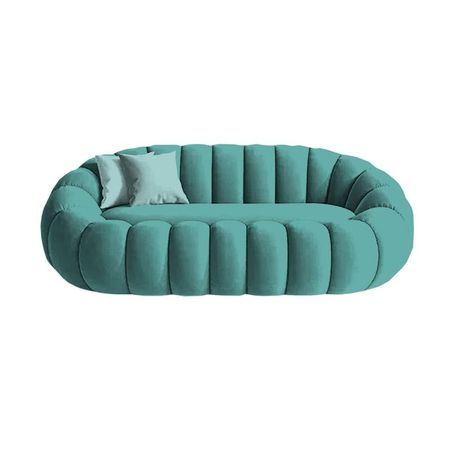 Sofá Aura Cozy  2 Cuerpos - Jade