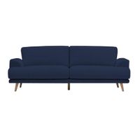 Sofá Moderno Carlow 3 Cuerpos - Azul Marino