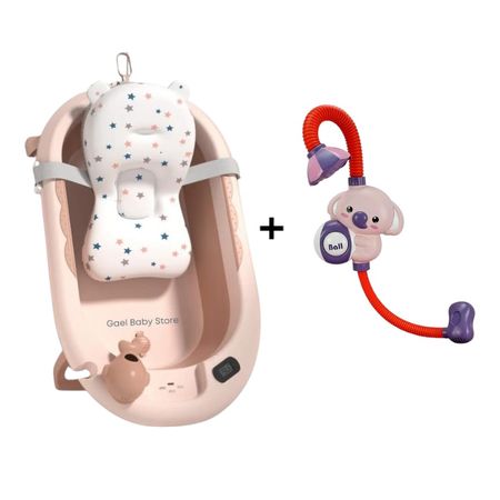 Pack Tina Bañera Plegable y Ducha Portátíl Koala