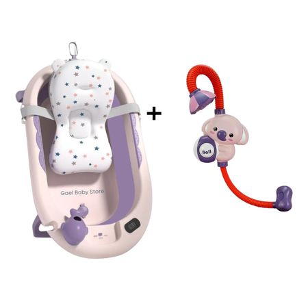 Pack Tina Bañera Plegable y Ducha Portátíl Koala