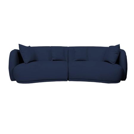 Sofá Moderno Wexforth 4 cuerpos - Azul Marino