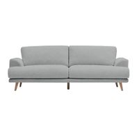 Sofá Moderno Carlow 3 Cuerpos - Gris Claro