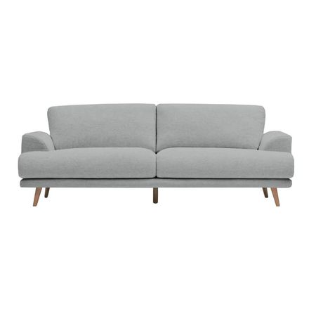 Sofá Moderno Carlow 3 Cuerpos - Gris Claro