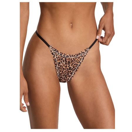 Ropa Interior Tanga Victoria Secret Leopardo Natural LINAKVICSE-00008