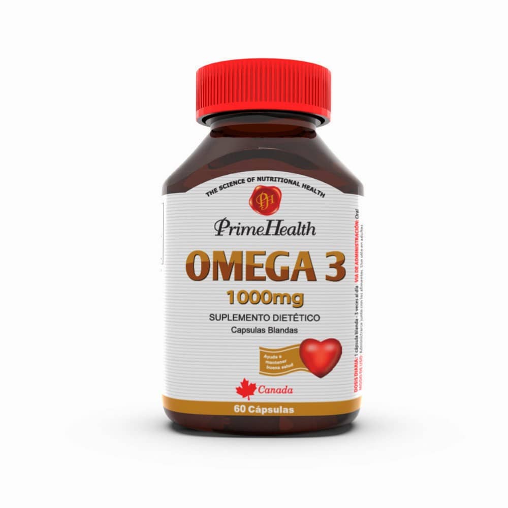 Omega 3 x 1000 mg x 60 cápsulas - Prime Health