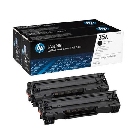 TONER HP 35A LJ P1005/P1006 DUAL PACK NEGRO  1PCB435AD