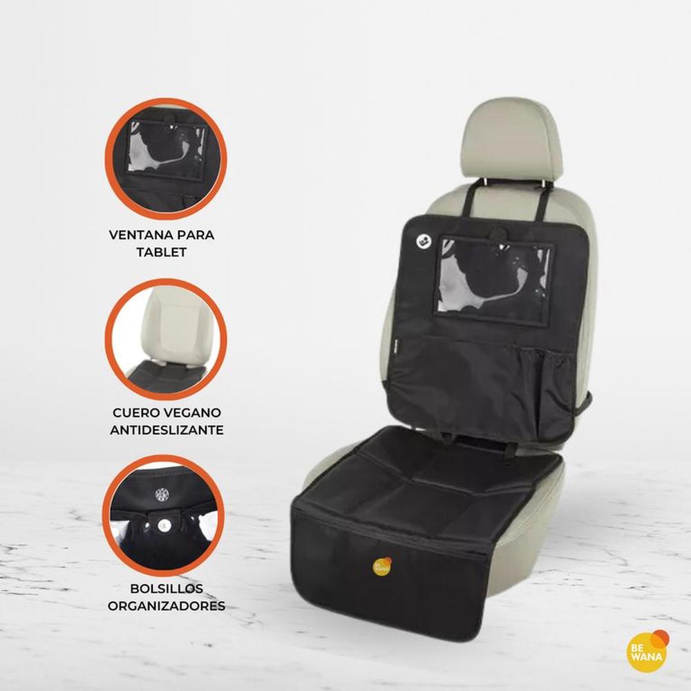 Protector y Organizador de Asiento de Auto 3 en 1