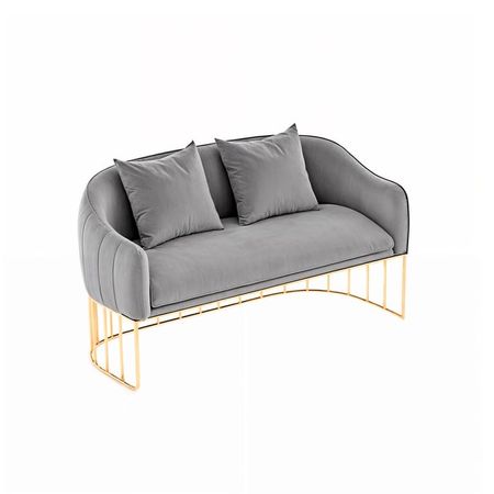 Sofá Luxury Sveti 2 Cuerpos - Gris claro