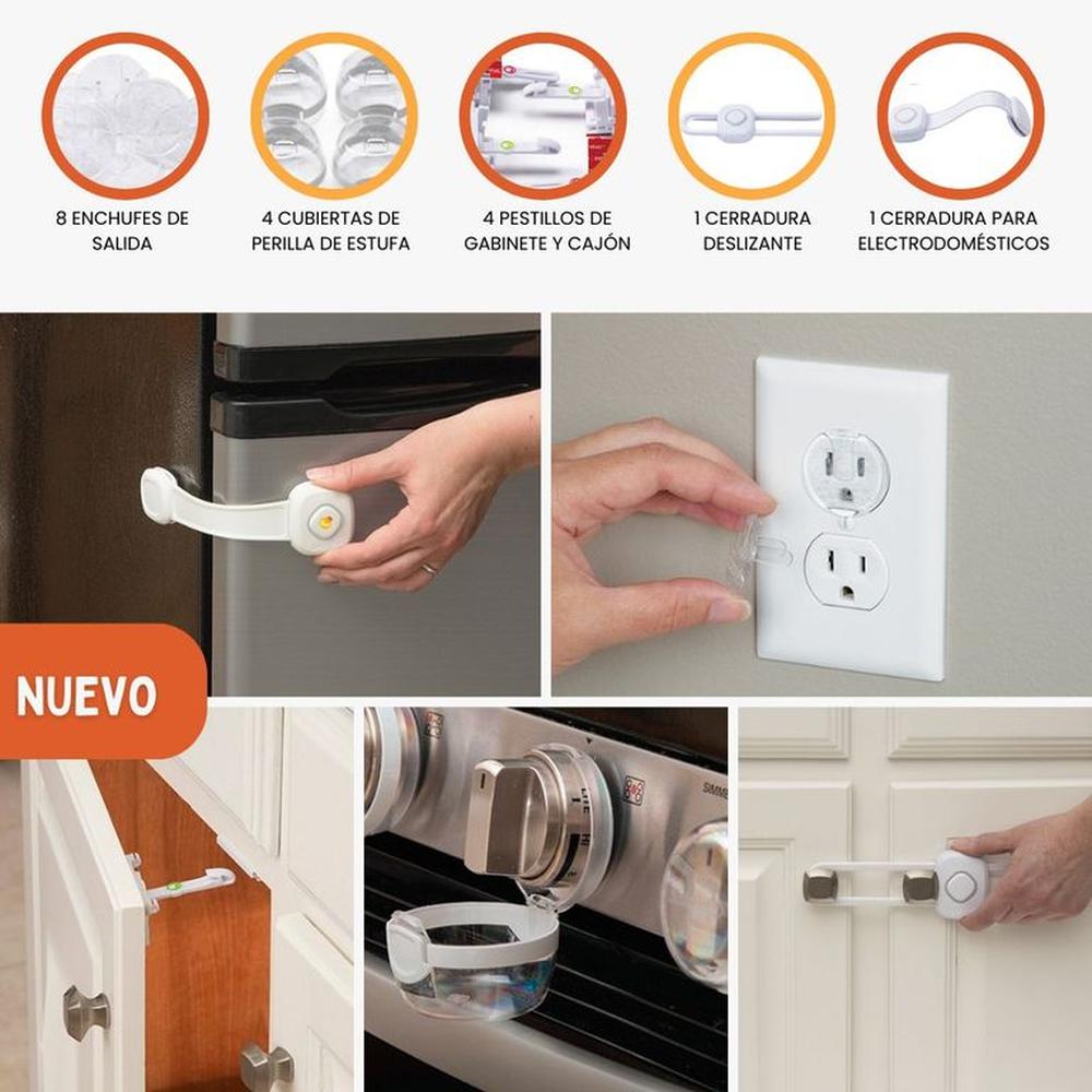 Set de Seguridad de Cocina18 pcs «INSURANCE»