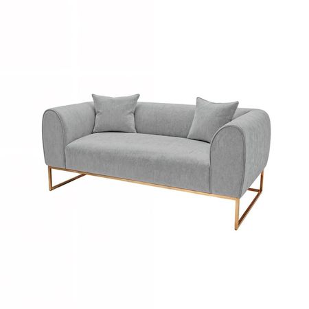 Sofá Luxury Serris 2 Cuerpos - Gris claro