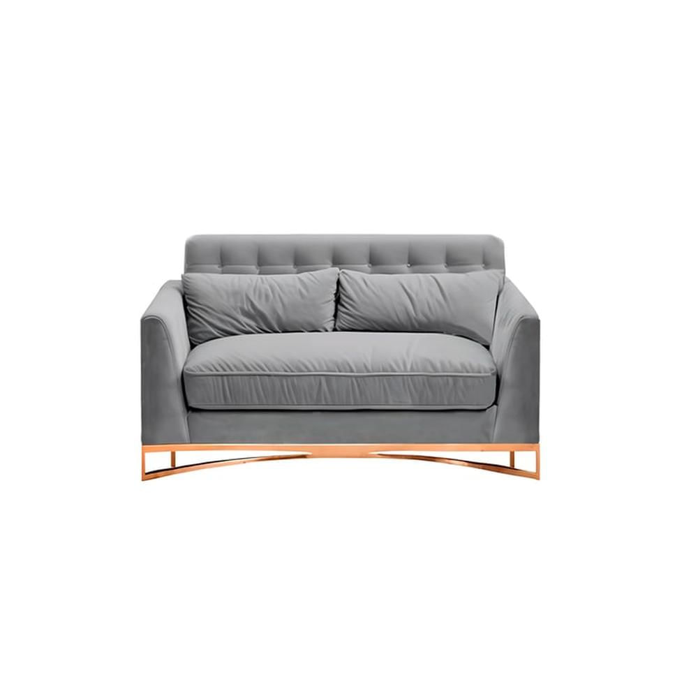 Sofá Luxury Llinden 2 Cuerpos - Gris claro