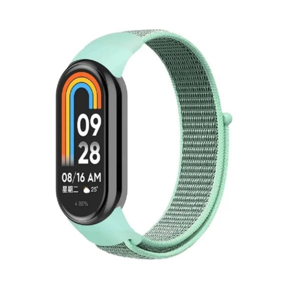 Correa de nylon Xiaomi Band 8  9 light green