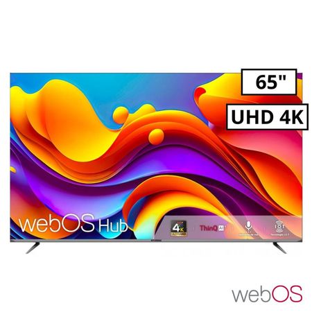 Televisor Hyundai 65 Smart TV WEBOS HUB 4K UHD LED HYLED6508W4KM