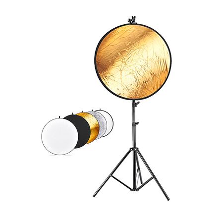 Combo Parante Neewer ST260AC (Aire Comprimido) + Rotula Neewer + Rebotador Godox 110cm 5 en 1