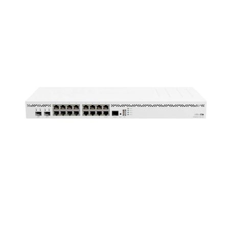 ROUTER MIKROTIK CCR2004-16G-2S+  AL32400 CORTEX A57 CPU 1.7GHZ CORE 2 SFP+, 16 PORT GBPS