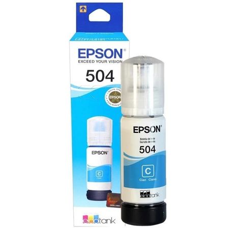 Tinta Epson Original T504-Cyan