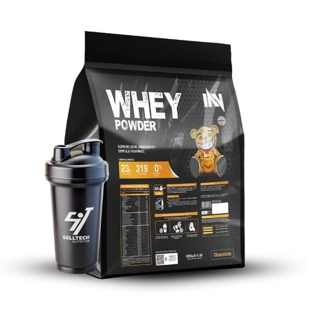 Proteína Whey Powder 3Kg Chocolate + Shaker
