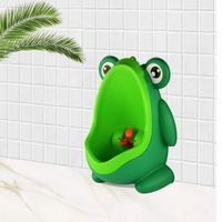 Orinal Montado en la Pared, Conveniente, Animal Bonito, Inodoro de Pie Verde