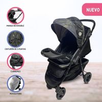 Coche Cuna de Lujo «NEW VALENCIA» Graffiti Black