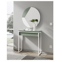 Consola Recibidor Mayte color Agave/Blanco 1 cajón TU MESITA