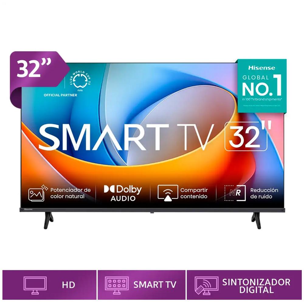 Televisor Hisense 32"" Smart TV VIDAA HD LED 32A4K