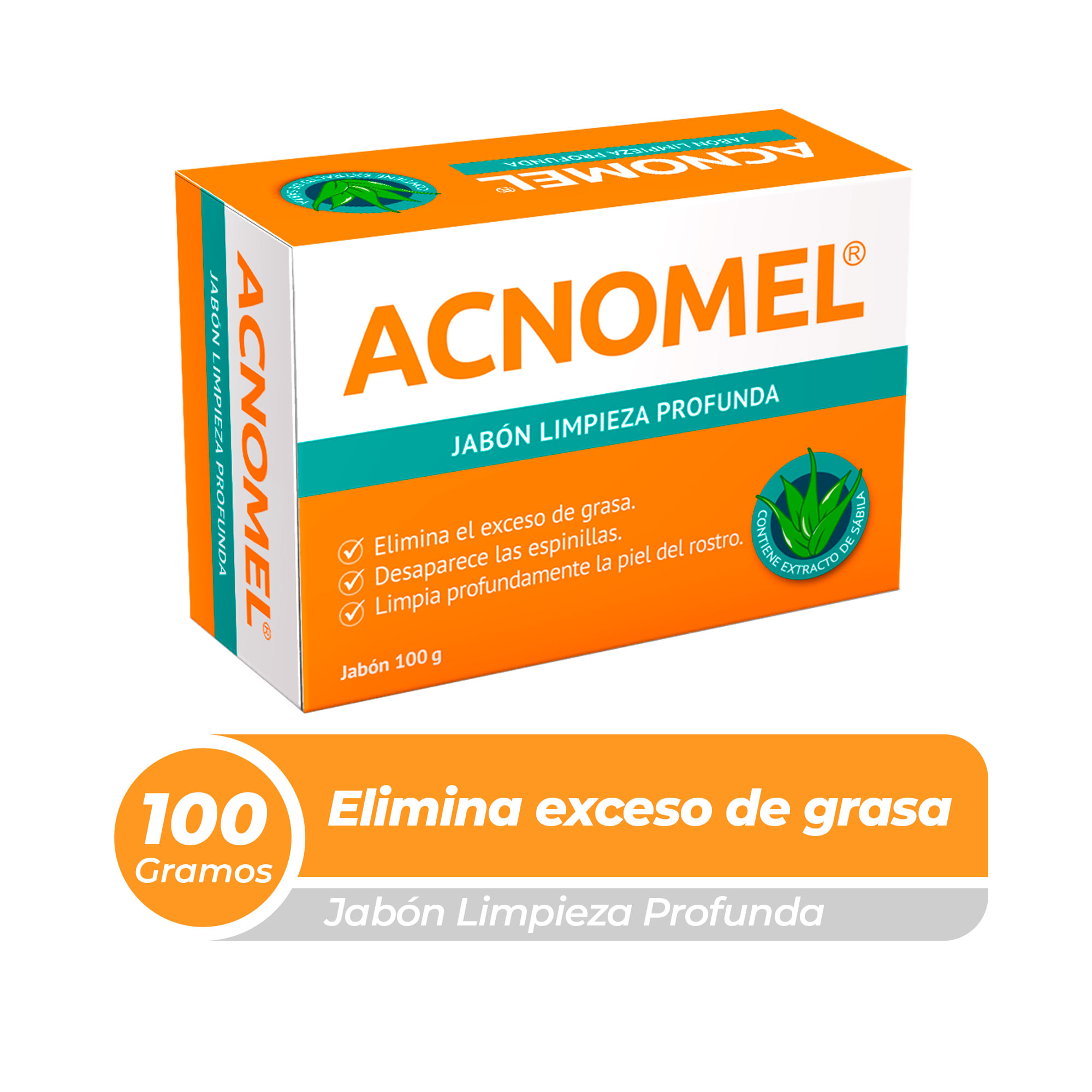 Jabón para Acné ACNOMEL Barra 100g