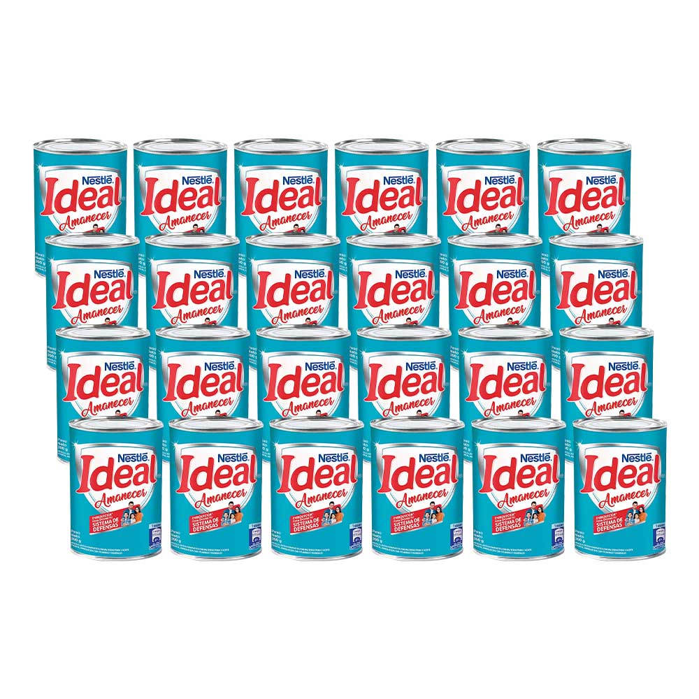 Mezcla Láctea IDEAL Amanecer Plancha 24 Latas 390g c/u