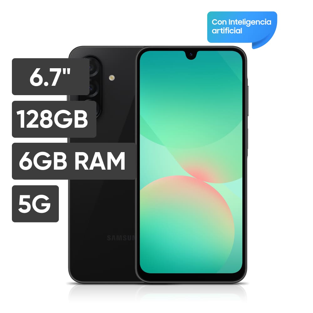 Smartphone SAMSUNG Galaxy A26 6.7"" 6GB 128GB 13MP Negro