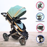 Coche Deportivo Moisés para Bebé «PRADO» Green