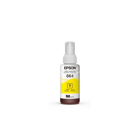 TINTA EPSON 664 COLOR AMARILLO PARA L110 A L220, L300 A L375, L455, L475 P/N: T664420-AL