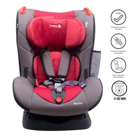 Silla de Auto para Bebé »RECLINE NEW» Red