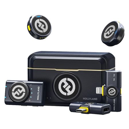 MICRÓFONO INALÁMBRICO HOLLYLAND LARK M2 DUO COMBO