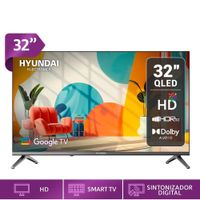 Televisor HYUNDAI QLED 32"" Smart TV Google TV HD HYLED3259QG
