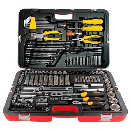 Juego de Herramientas para mecánico 150 Piezas, STANLEY Racing