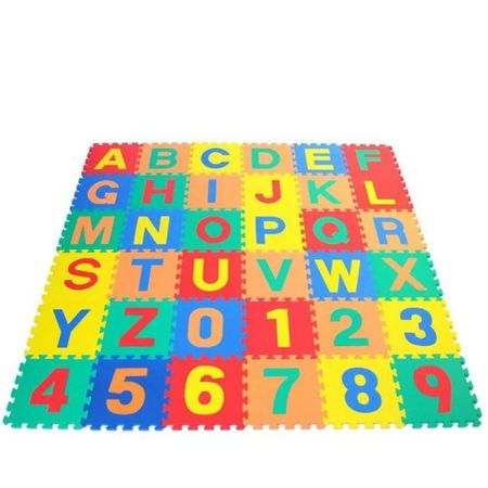 Pisos Alfombra de Goma Eva Antigolpes Para Niños y Bebés 36 Pzas