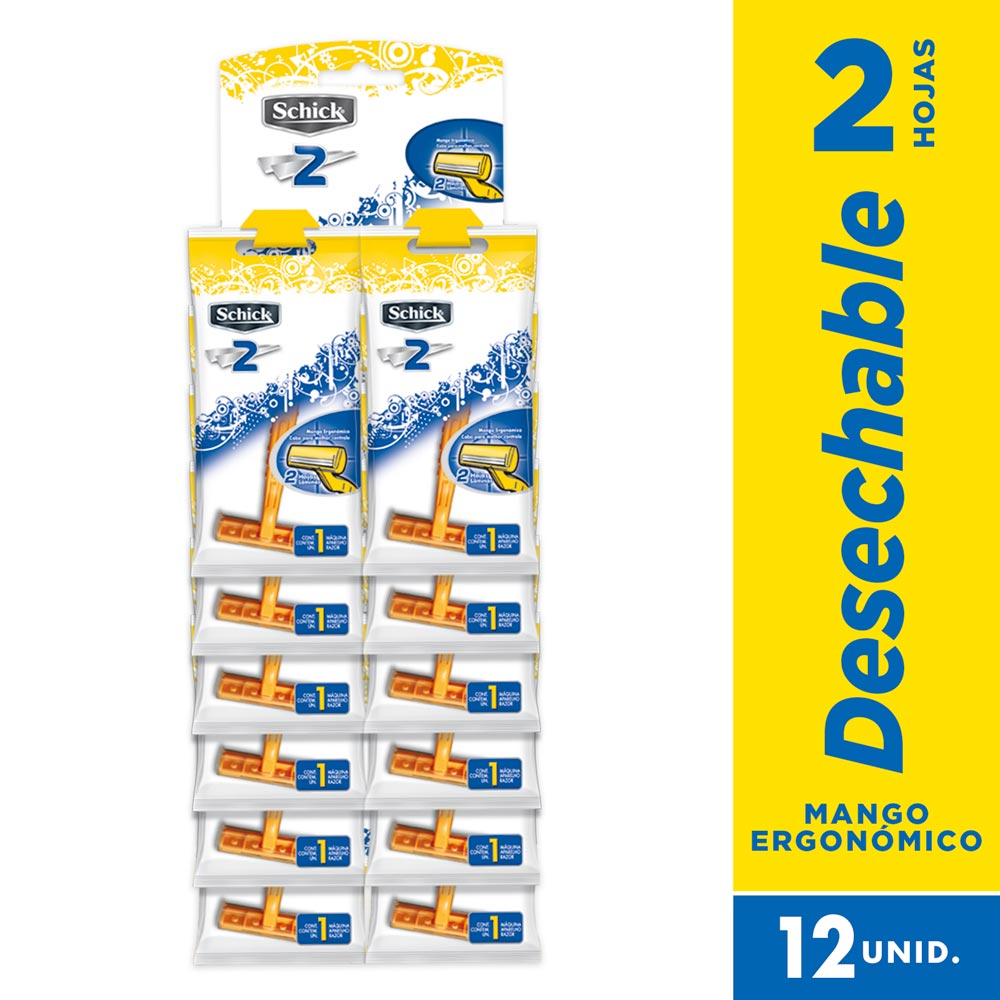 Máquina de Afeitar SCHICK Extreme Tira 12un Paquete 2un