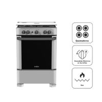 Cocina a Gas MABE 4 Quemadores CMP6010FG1 Silver