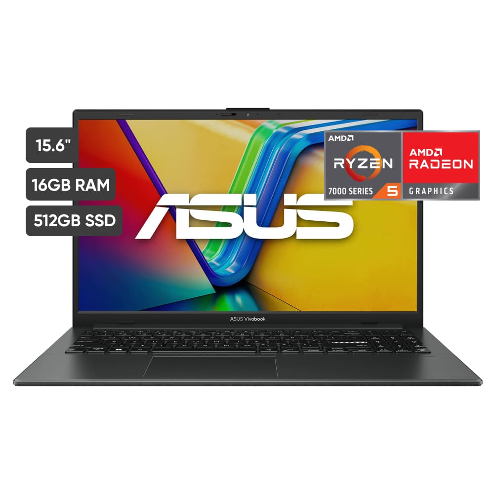 Laptop ASUS Vivobook Go 15 15.6"" AMD Ryzen 5 7520U 16GB 512GB SSD